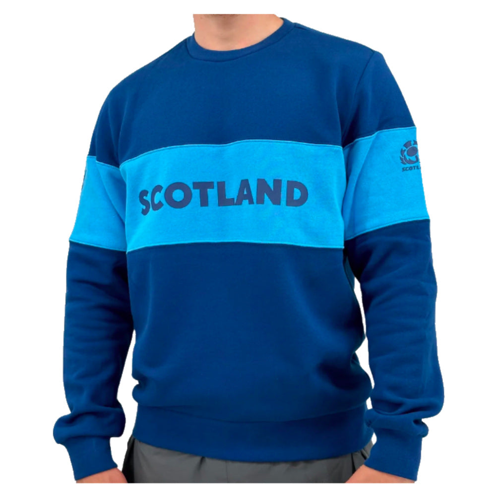 2024-2025 Scotland Rugby Leisure Sweatshirt (Navy) Product - Sweat Tops Macron   