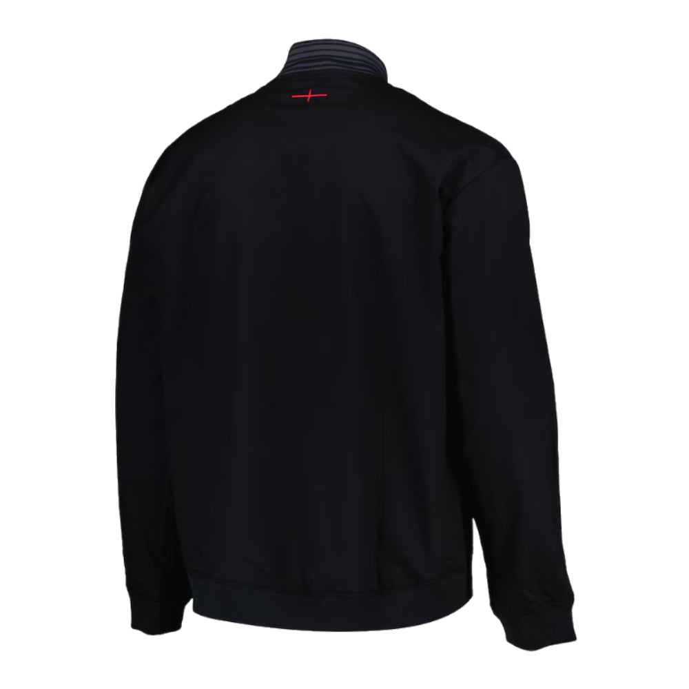 2024-2025 England Rugby Anthem Jacket (Black) Product - Football Shirts Umbro   