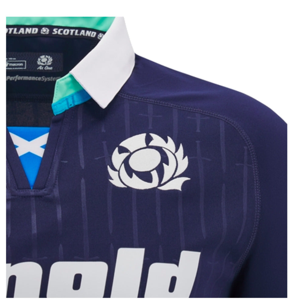 2024-2025 Scotland Rugby Home Replica Shirt Product - Football Shirts Macron   