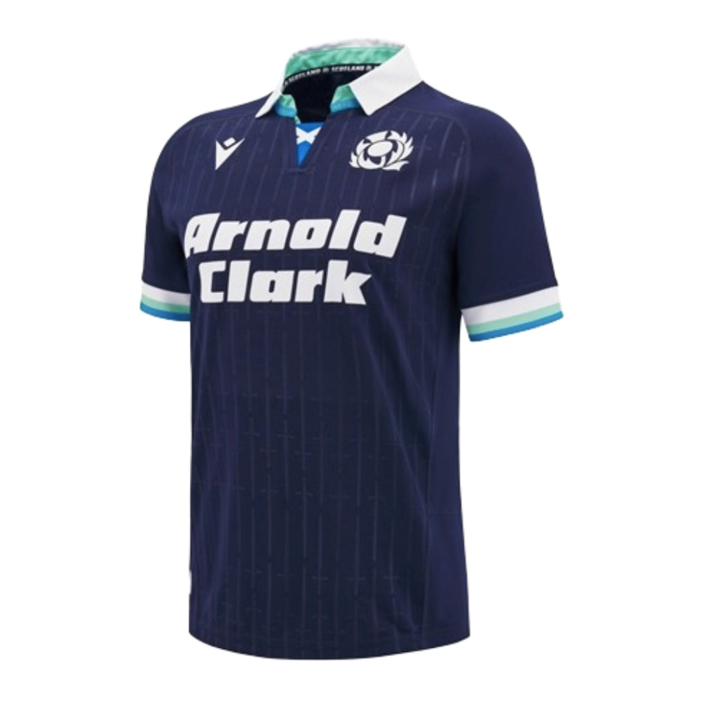 2024-2025 Scotland Rugby Home Replica Shirt Product - Football Shirts Macron   