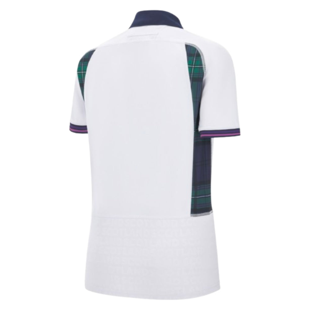 2025-2026 Scotland Away WRWC Rugby Shirt (Womens) (Your Name) Product - Hero Shirts Macron
