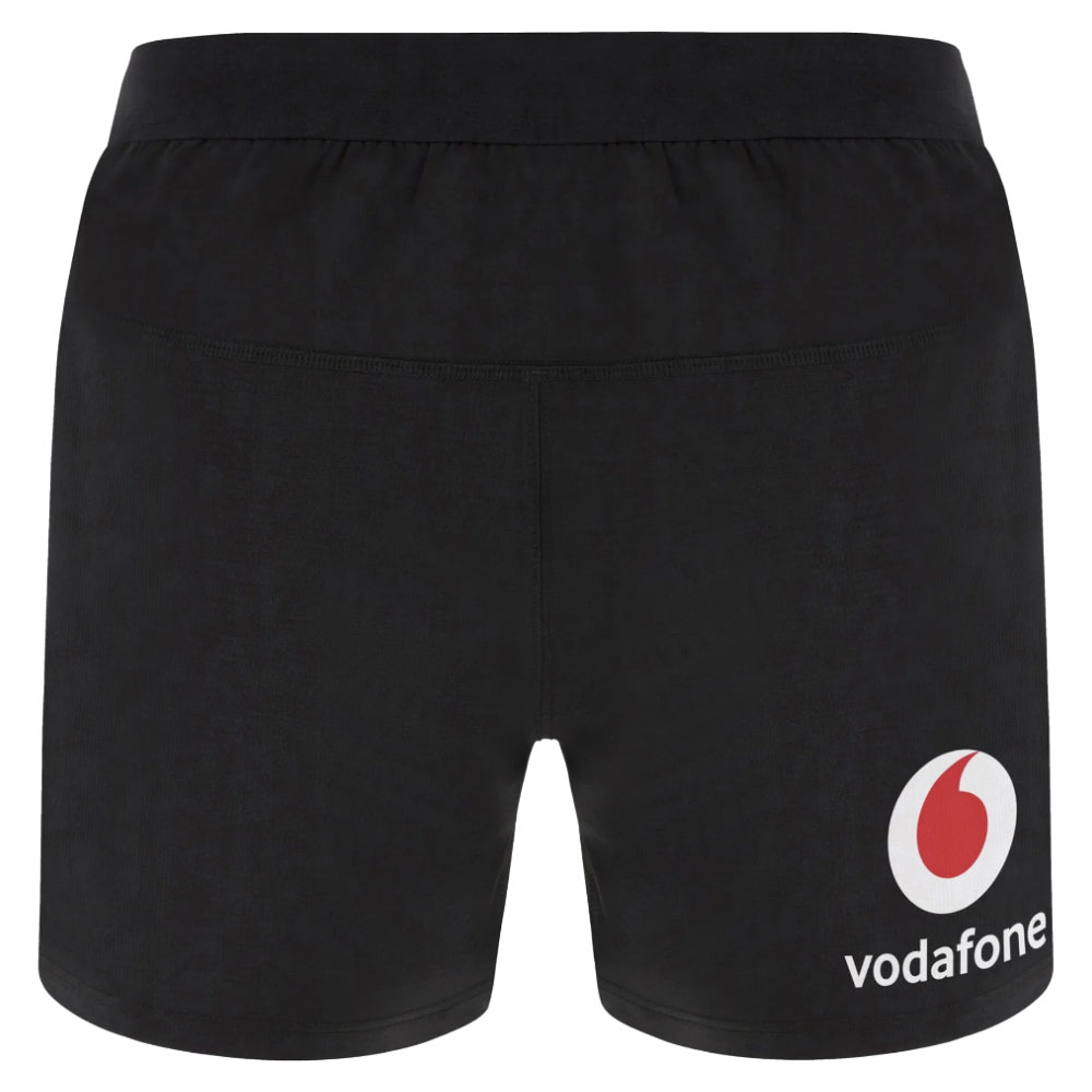 2025-2026 Wales Rugby Training Shorts (Black) Product - Shorts Macron