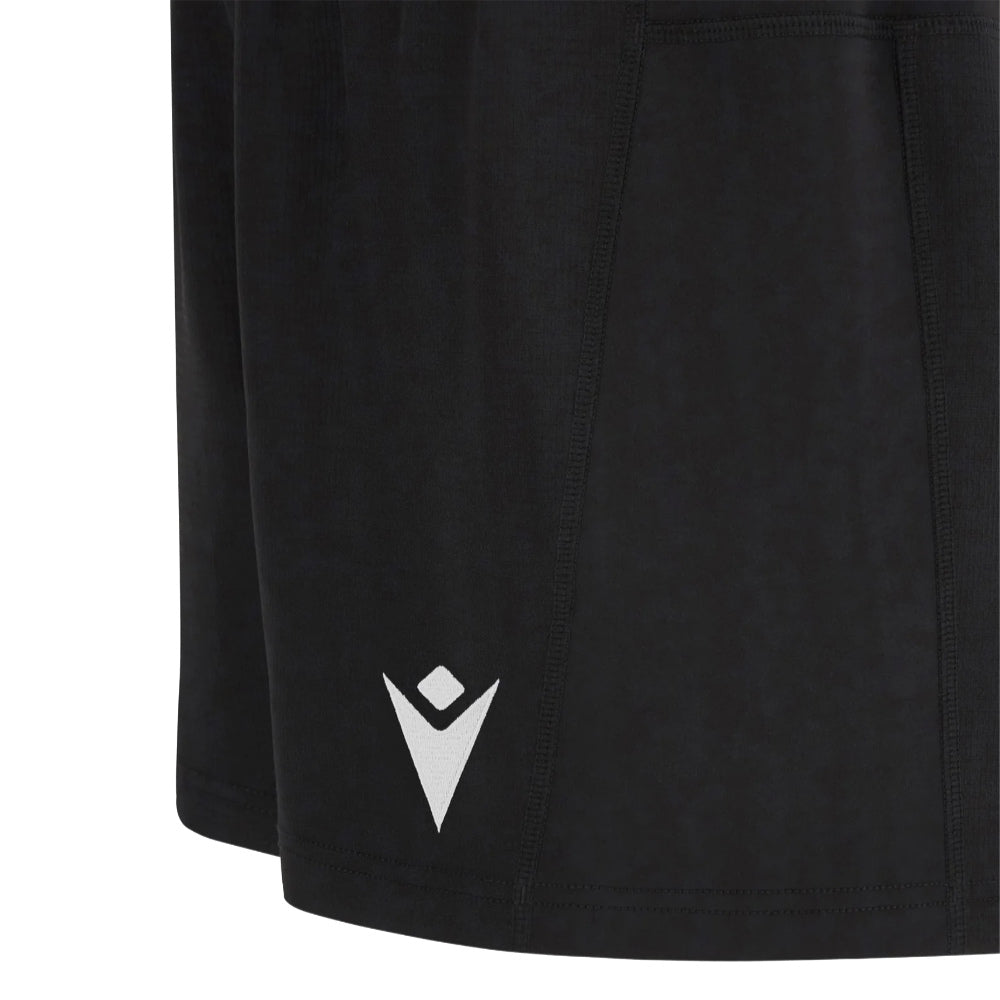 2025-2026 Wales Rugby Training Shorts (Black) Product - Shorts Macron