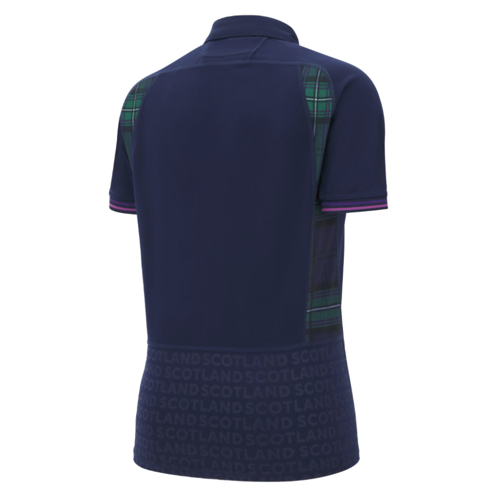 2025-2026 Scotland Home WRWC Poly Rugby Shirt (Womens) Product - Football Shirts Macron
