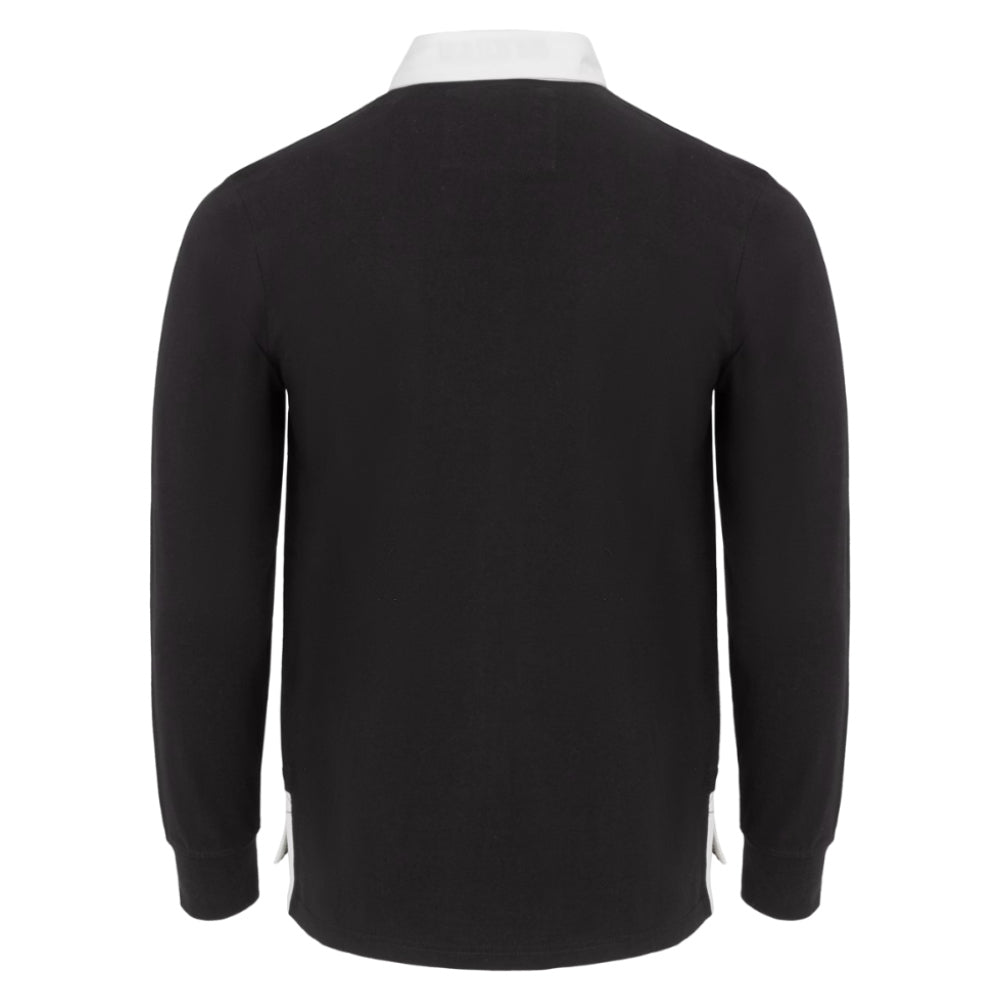 Kooga Vintage New Zealand Men\'s LS Rugby Shirt (Black)_2