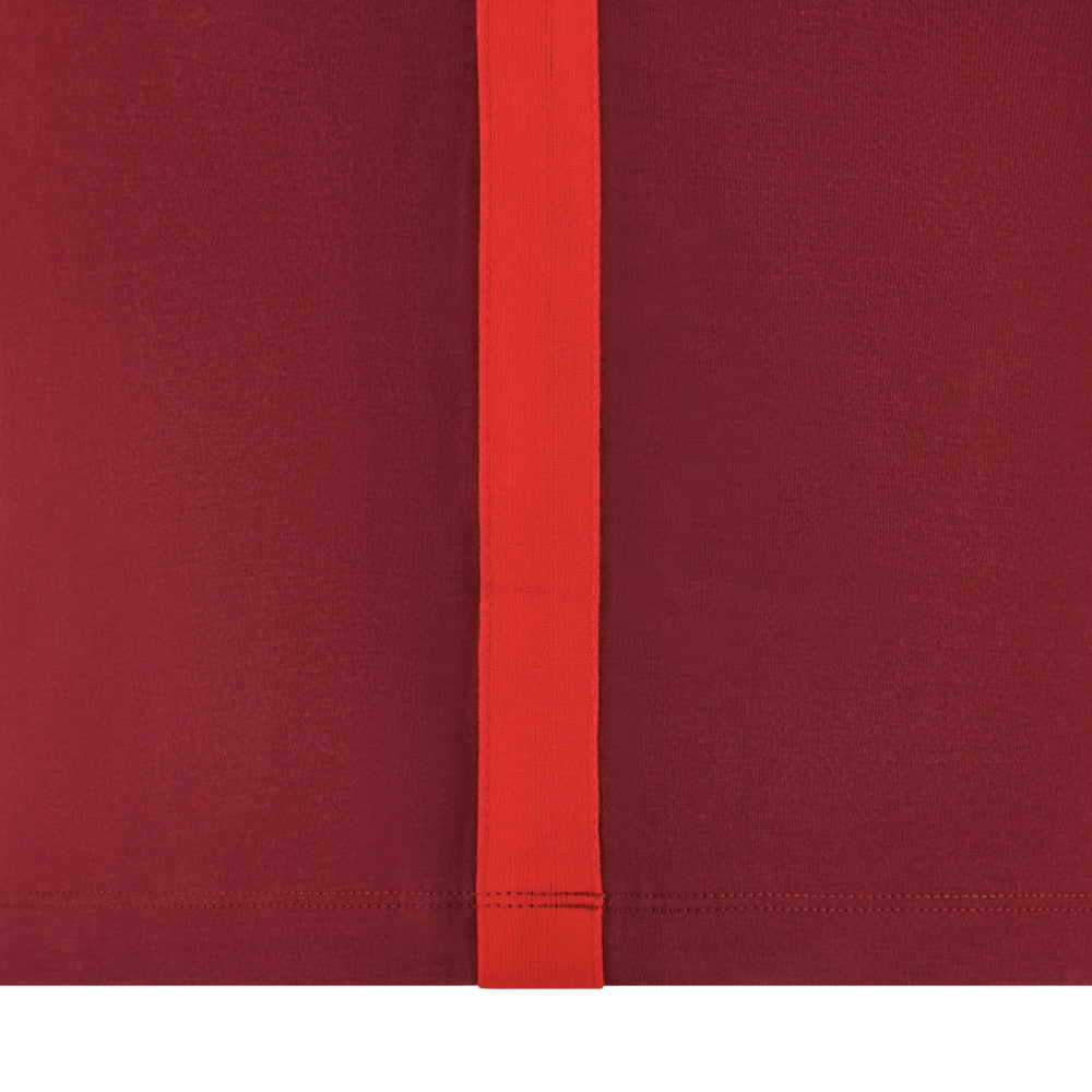 2025-2026 Wales WRU Rugby Travel Cotton Tee (Deep Red) Product - T-Shirt Macron