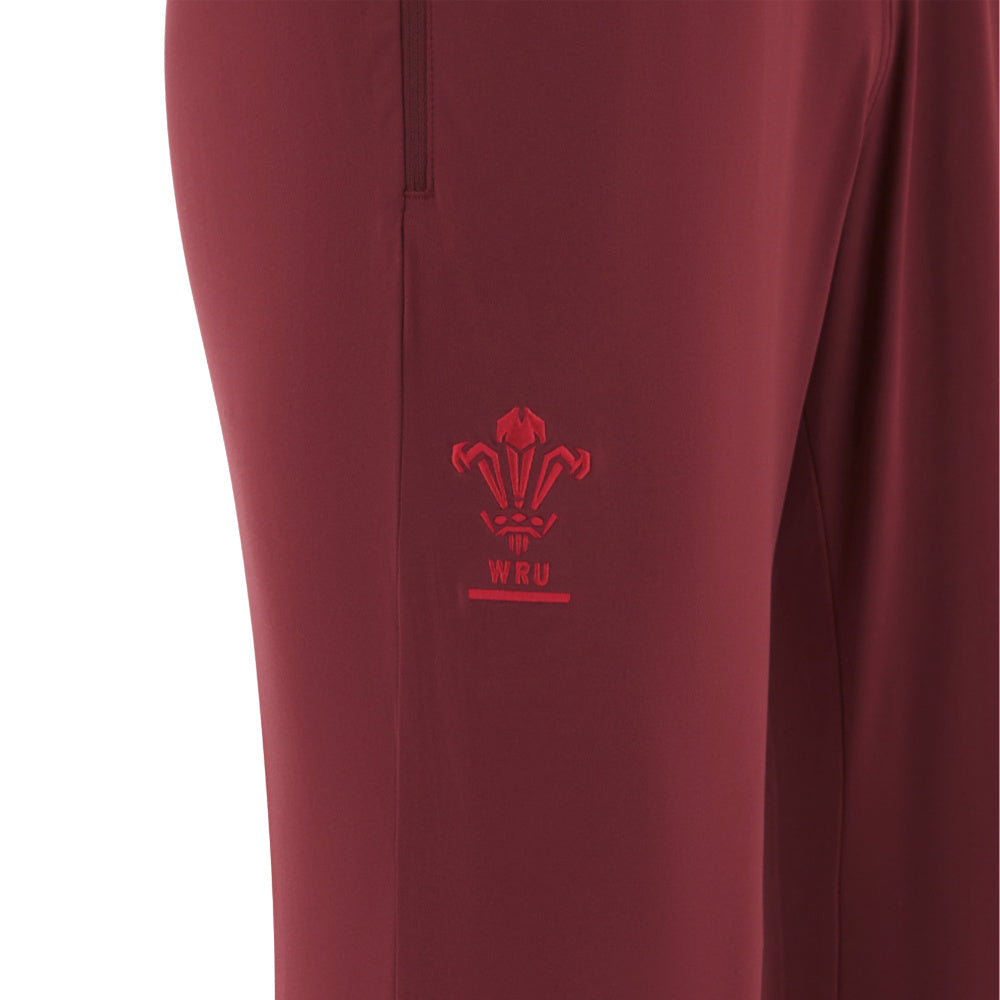 2025-2026 Wales WRU Training Player Pants (Deep Red) Product - Pants Macron