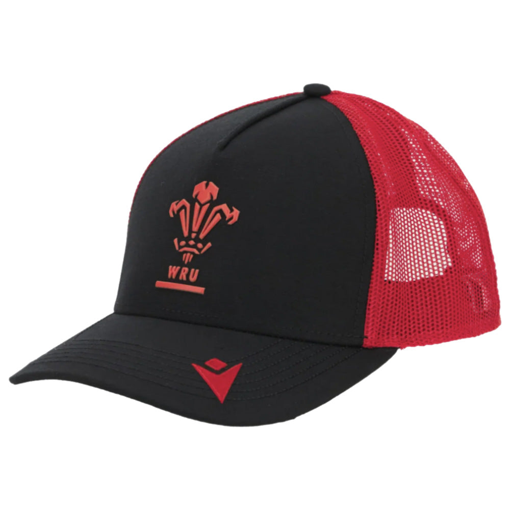 2025-2026 Wales WRU Rugby Custom Trucker Cap Product - Headwear Macron