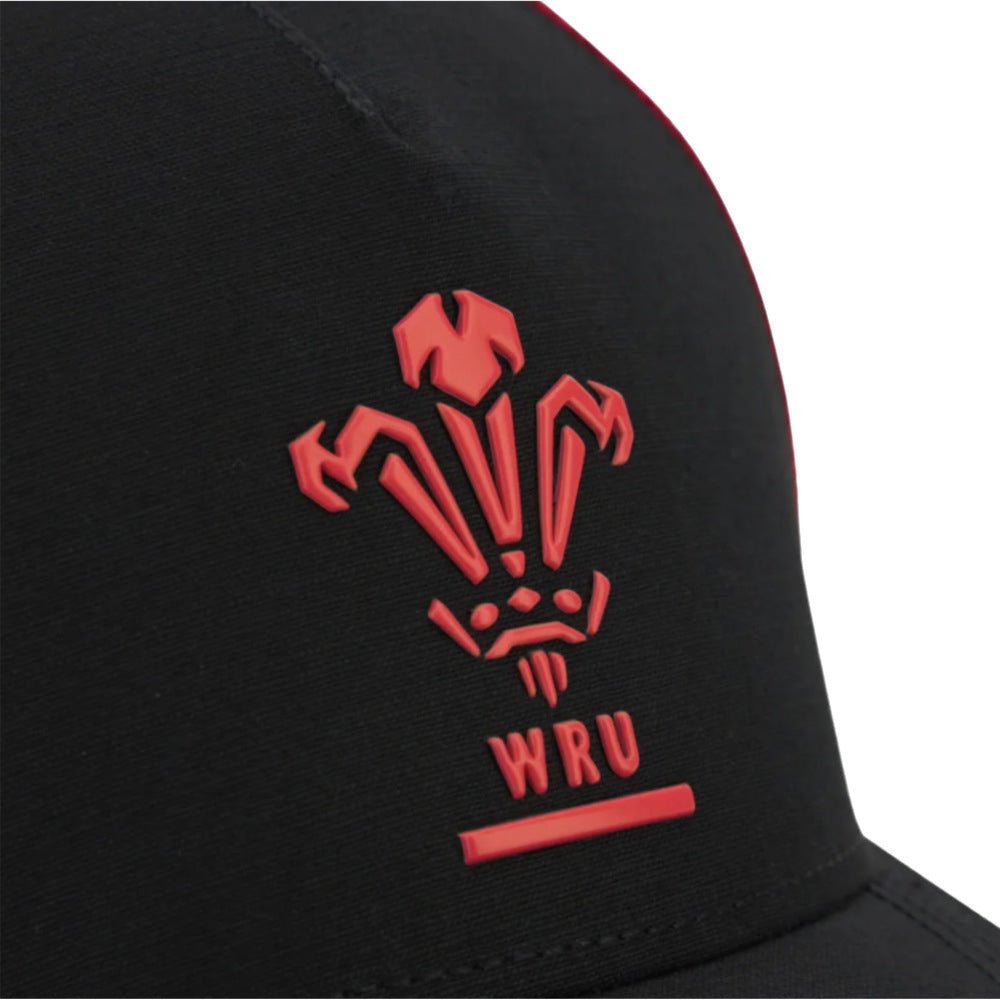 2025-2026 Wales WRU Rugby Custom Trucker Cap Product - Headwear Macron