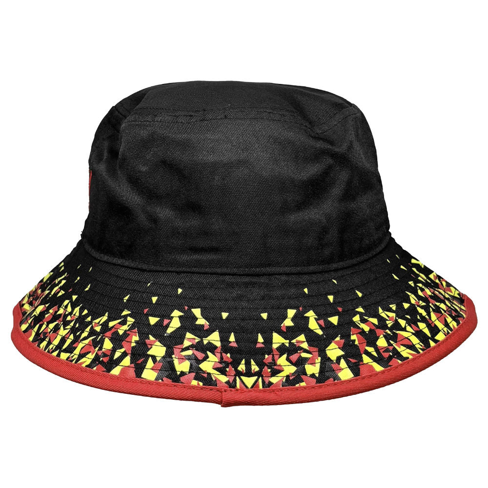 2025-2026 Wales WRU Custom Bucket Hat (Black) Product - Headwear Macron