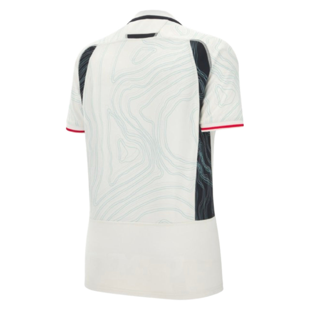 2025-2026 Wales WRU Away WRWC Rugby Shirt (Your Name) Product - Hero Shirts Macron