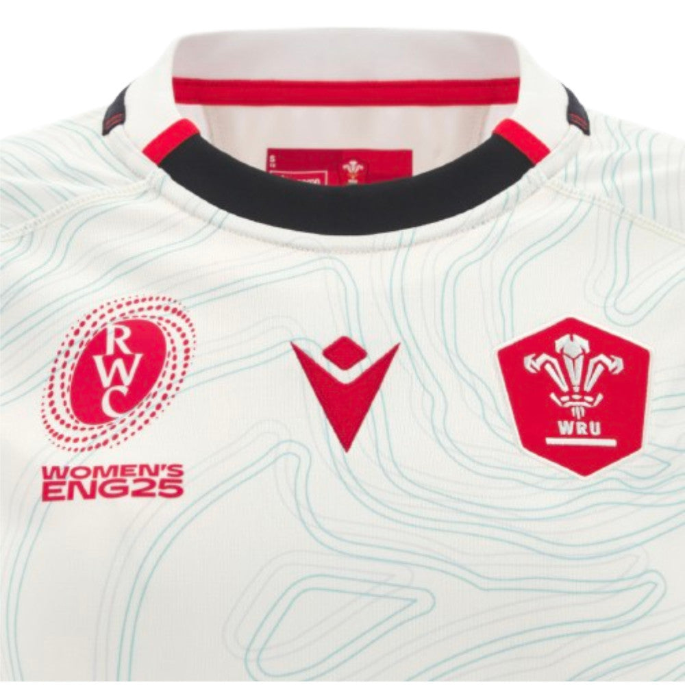 2025-2026 Wales WRU Away WRWC Rugby Shirt Product - Football Shirts Macron