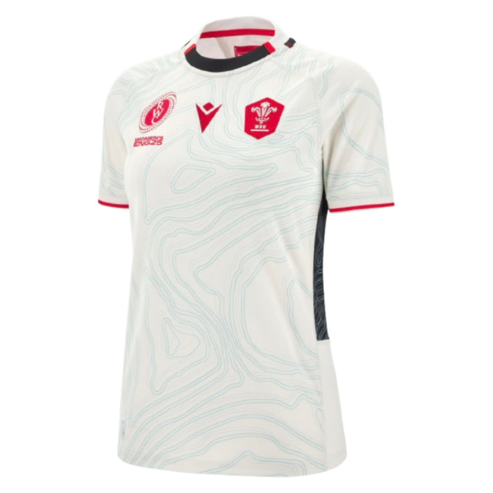 2025-2026 Wales WRU Away WRWC Rugby Shirt Product - Football Shirts Macron