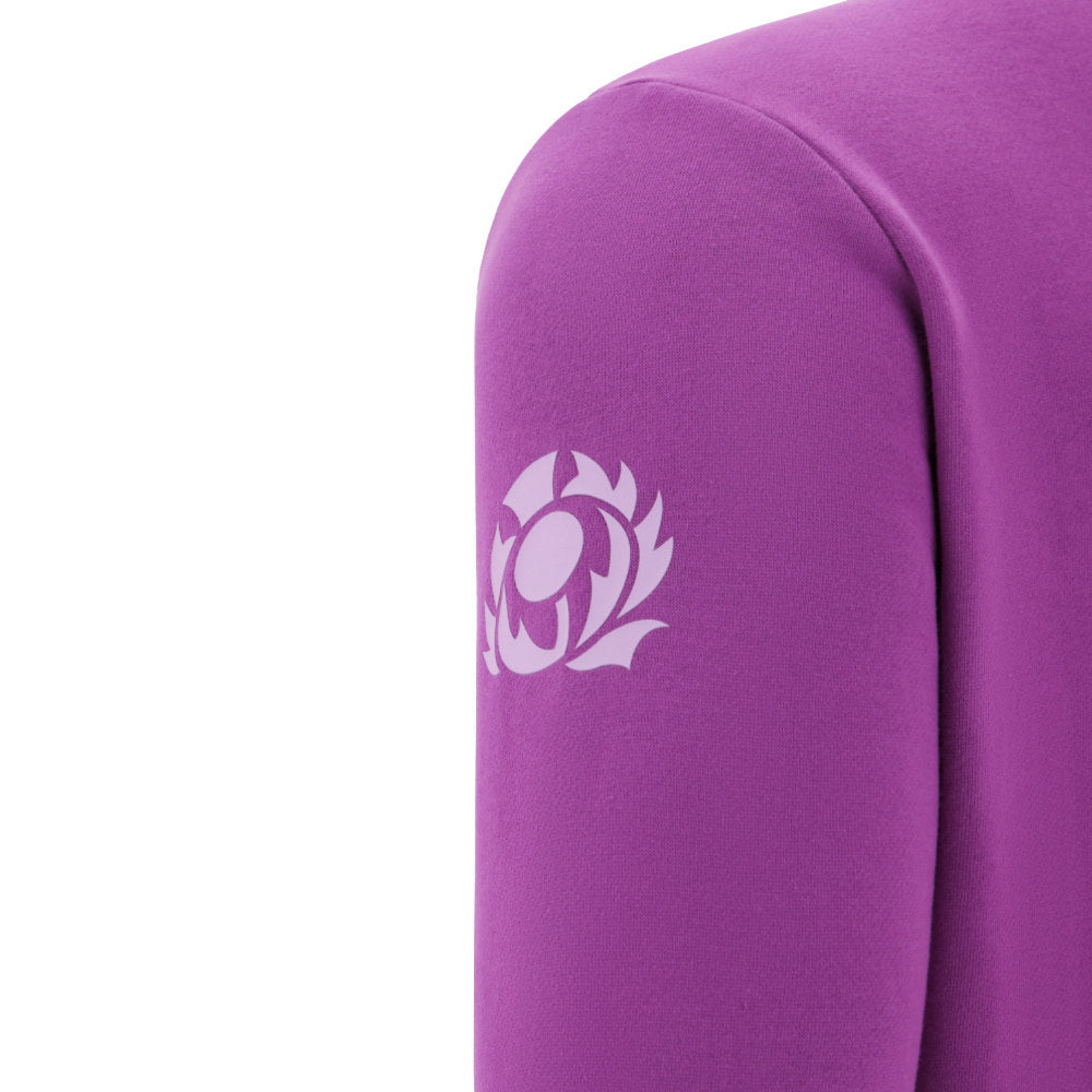 2025-2026 Scotland Rugby Leisure Sweatshirt (Purple) Product - Sweat Tops Macron