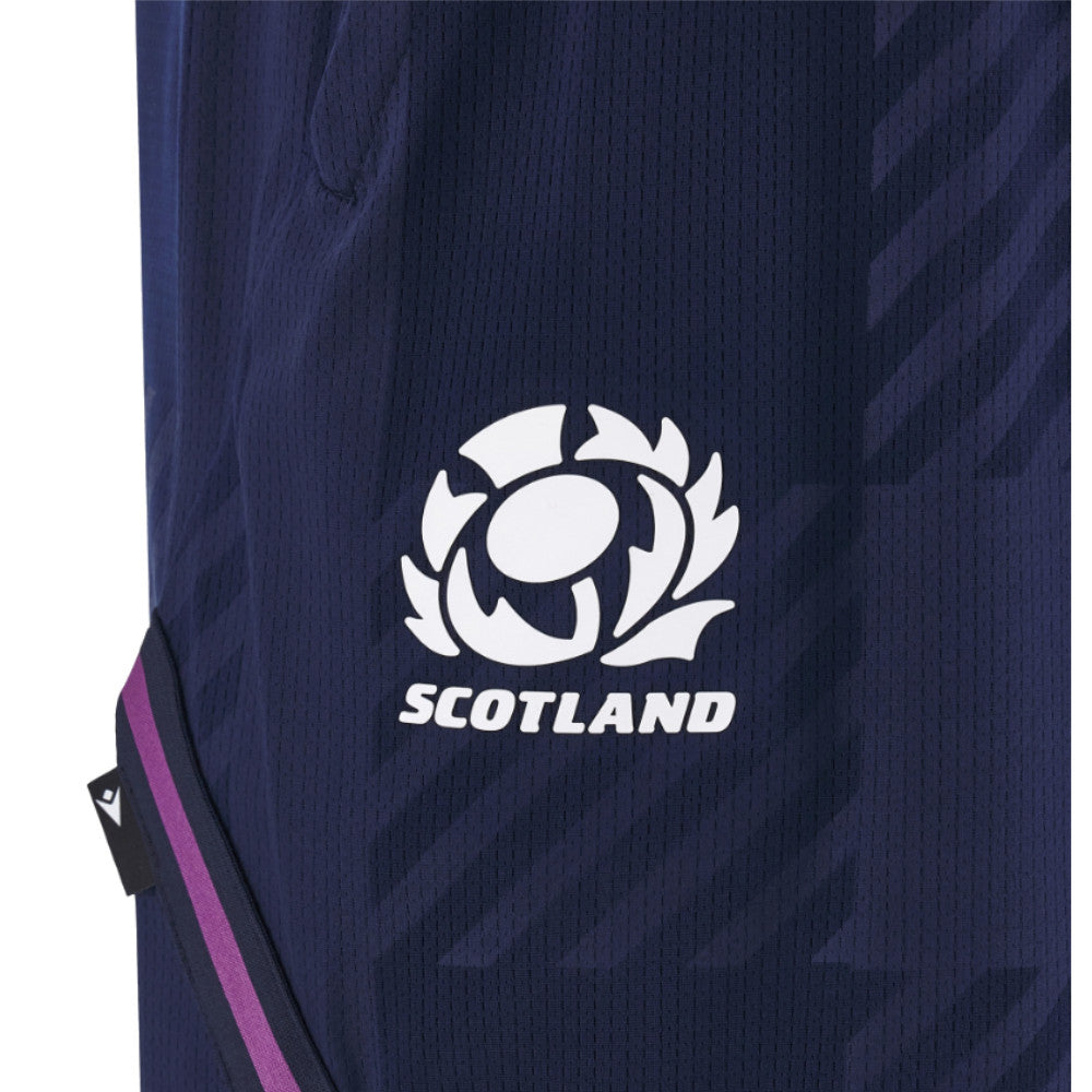 2025-2026 Scotland Rugby Ath Basketball Shorts (Navy) Product - Shorts Macron