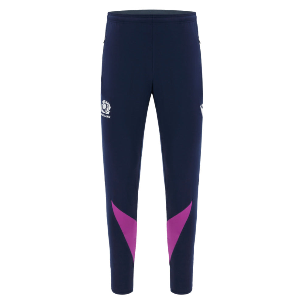 2025-2026 Scotland Rugby Fitted Pants (Navy) Product - Pants Macron