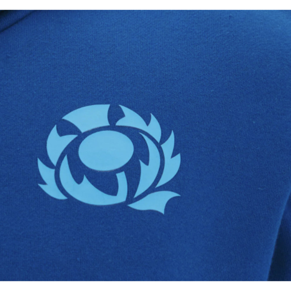 2025-2026 Scotland Rugby Leisure Hooded Sweatshirt (Navy) Product - Hoodies Macron