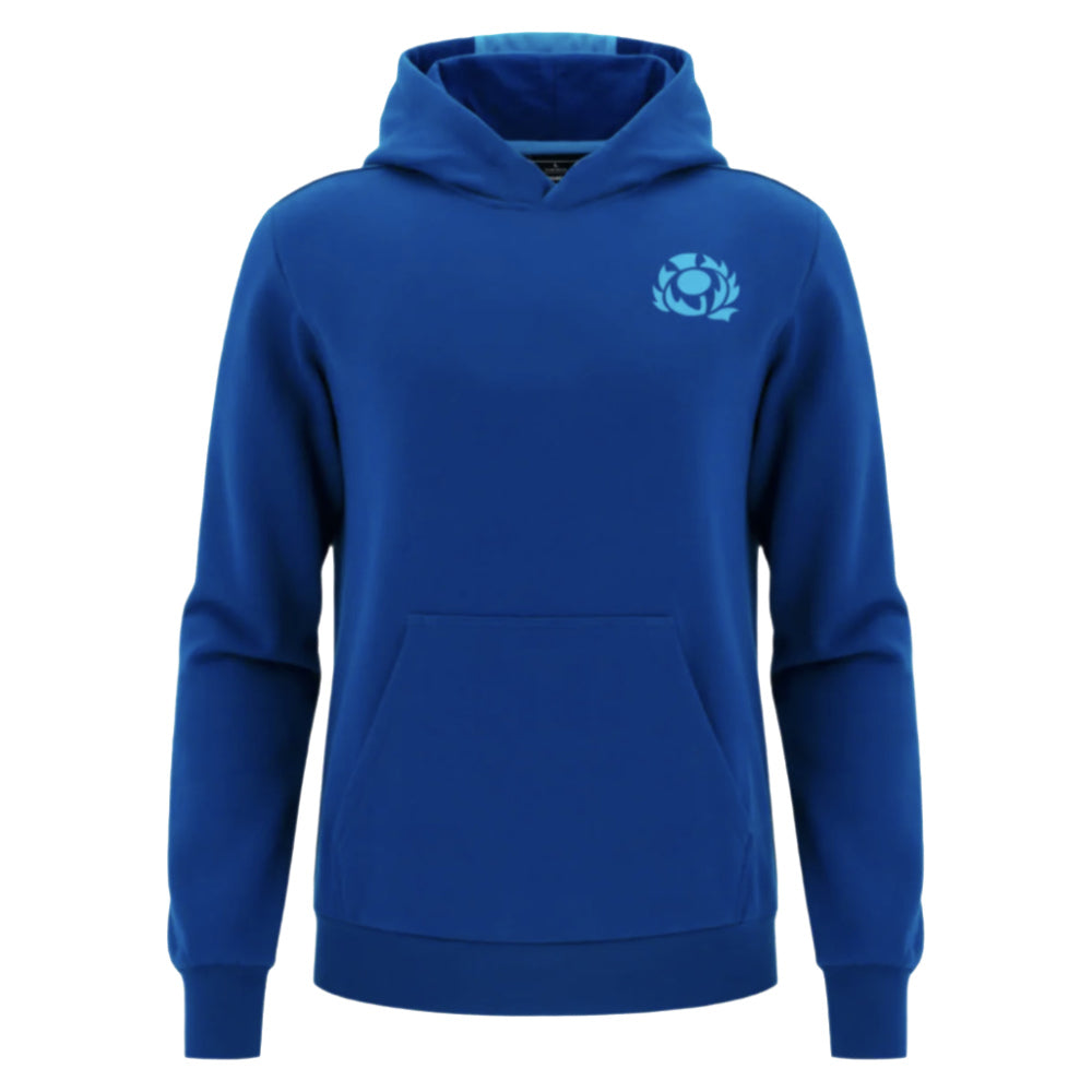 2025-2026 Scotland Rugby Leisure Hooded Sweatshirt (Navy) Product - Hoodies Macron