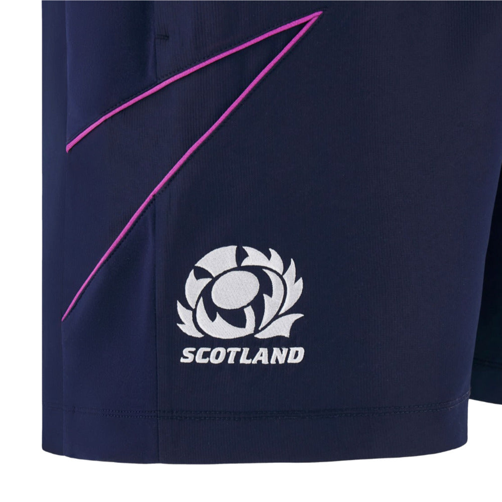 2025-2026 Scotland Rugby Bermuda Shorts (Navy) - Kids Product - Shorts Macron