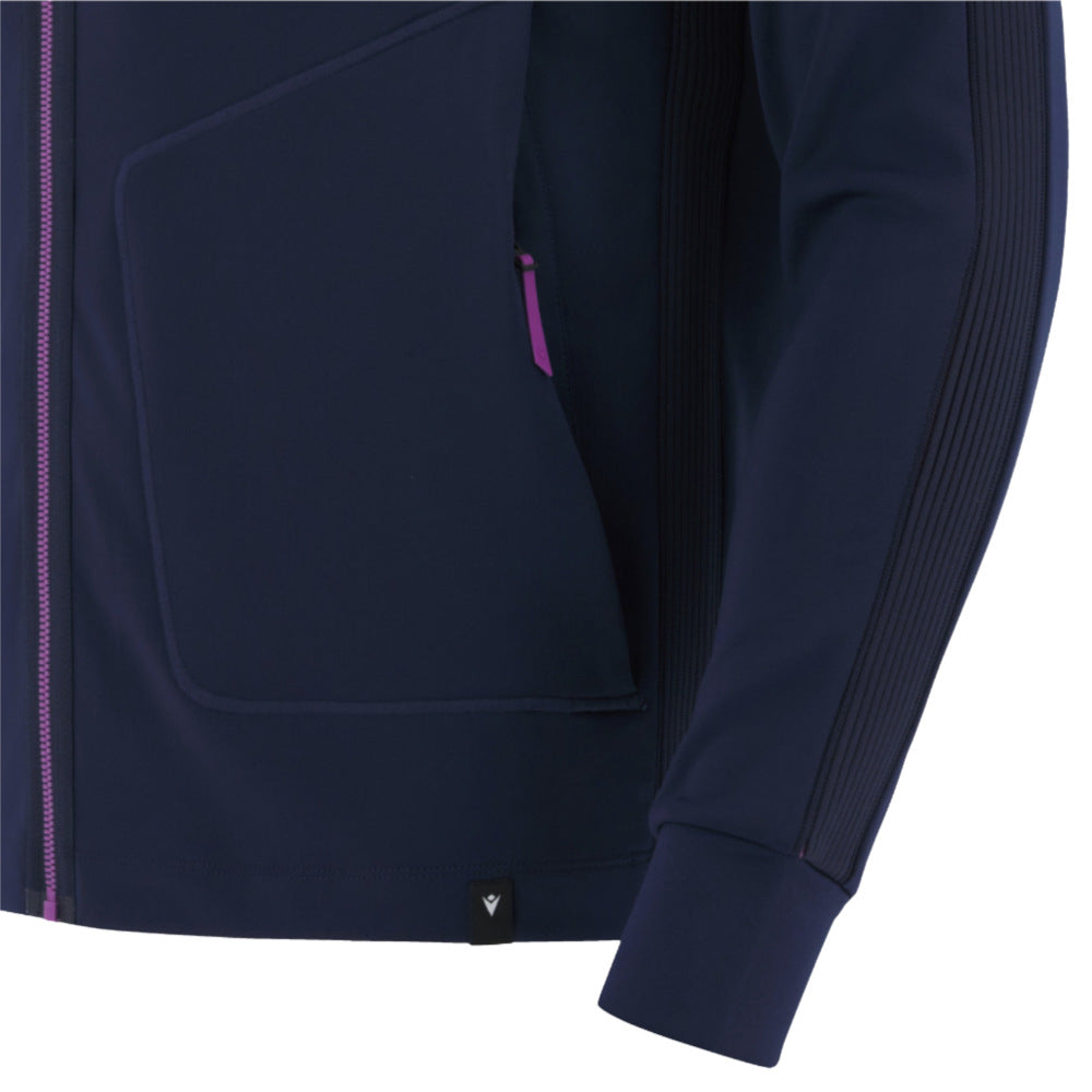 2025-2026 Scotland Rugby Anthem Jacket (Navy) - Kids Product - Jackets Macron