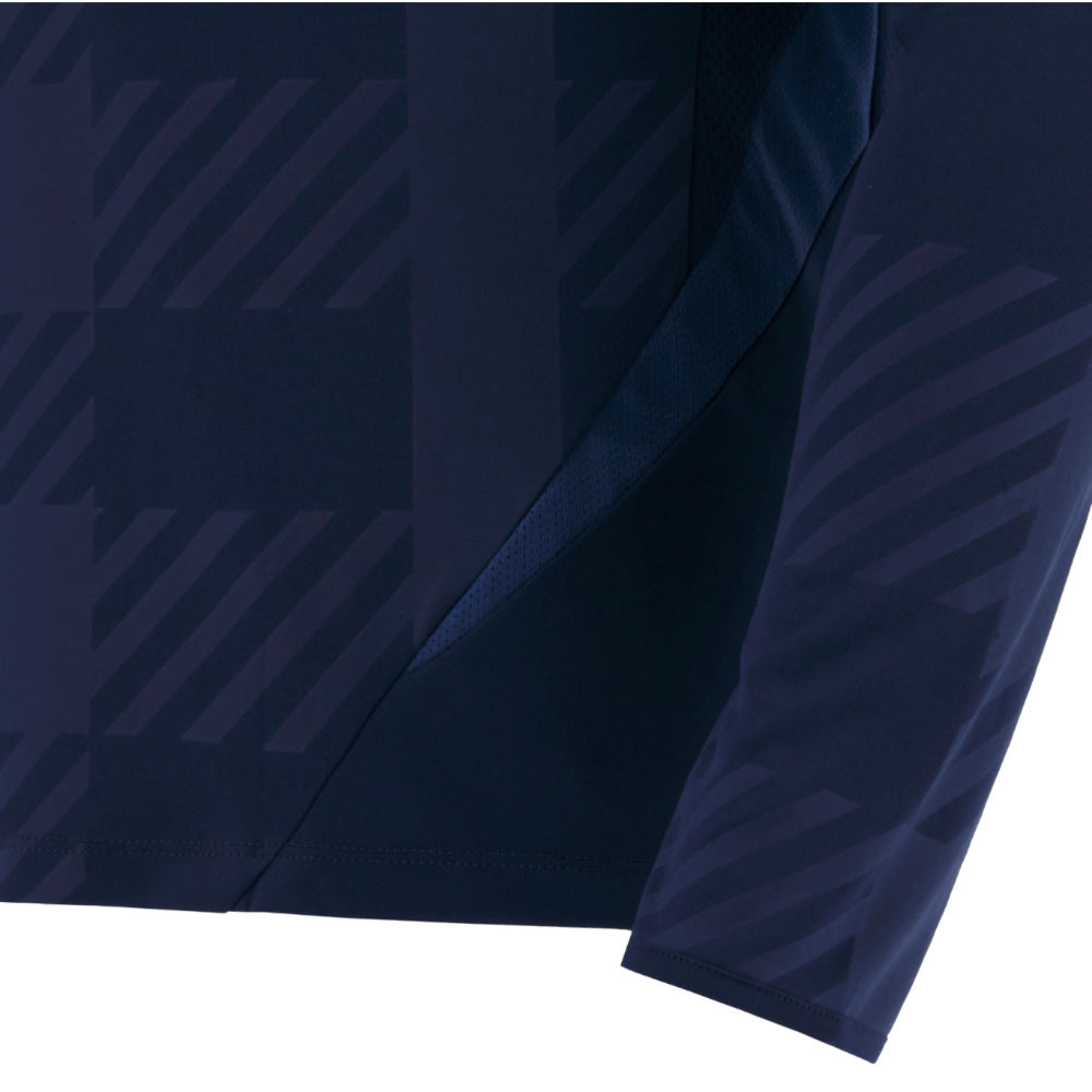 2025-2026 Scotland Rugby Training Poly LS Shirt (Navy) Product - Training Shirts Macron