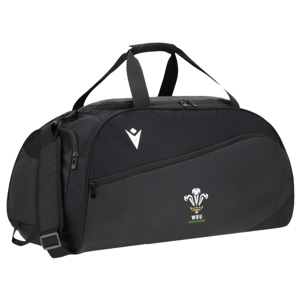 2025-2026 Wales WRU Ath Gym Bag (Black) - Large Product - Bags Macron