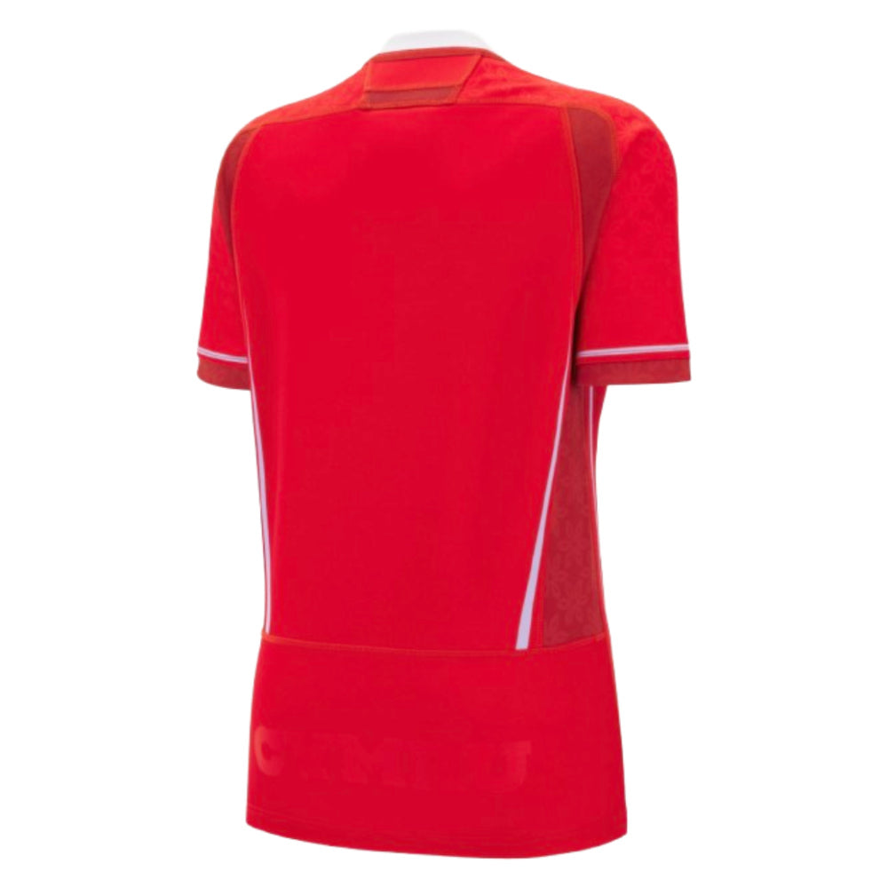 2025-2026 Wales WRU Home WRWC Rugby Shirt (Womens) Product - Football Shirts Macron