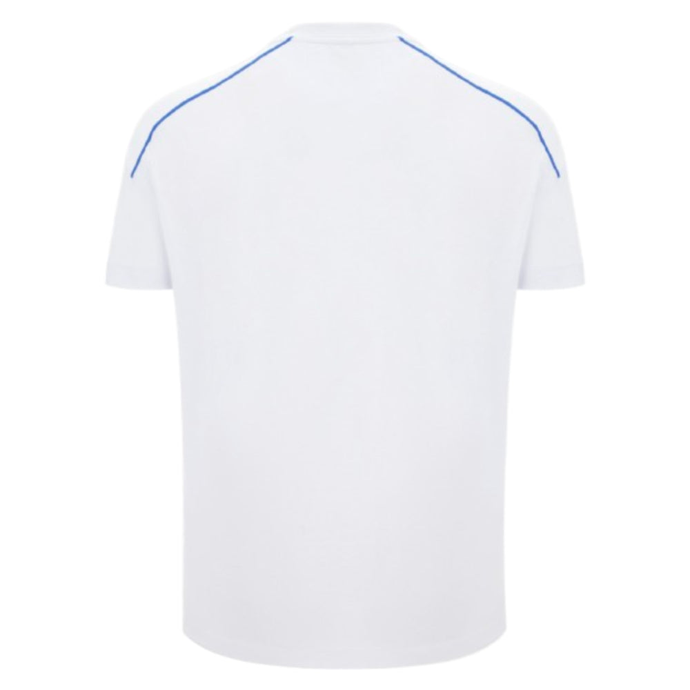 2025-2026 Italy FIR Rugby Ath Cotton Shirt (White) Product - T-Shirt Macron