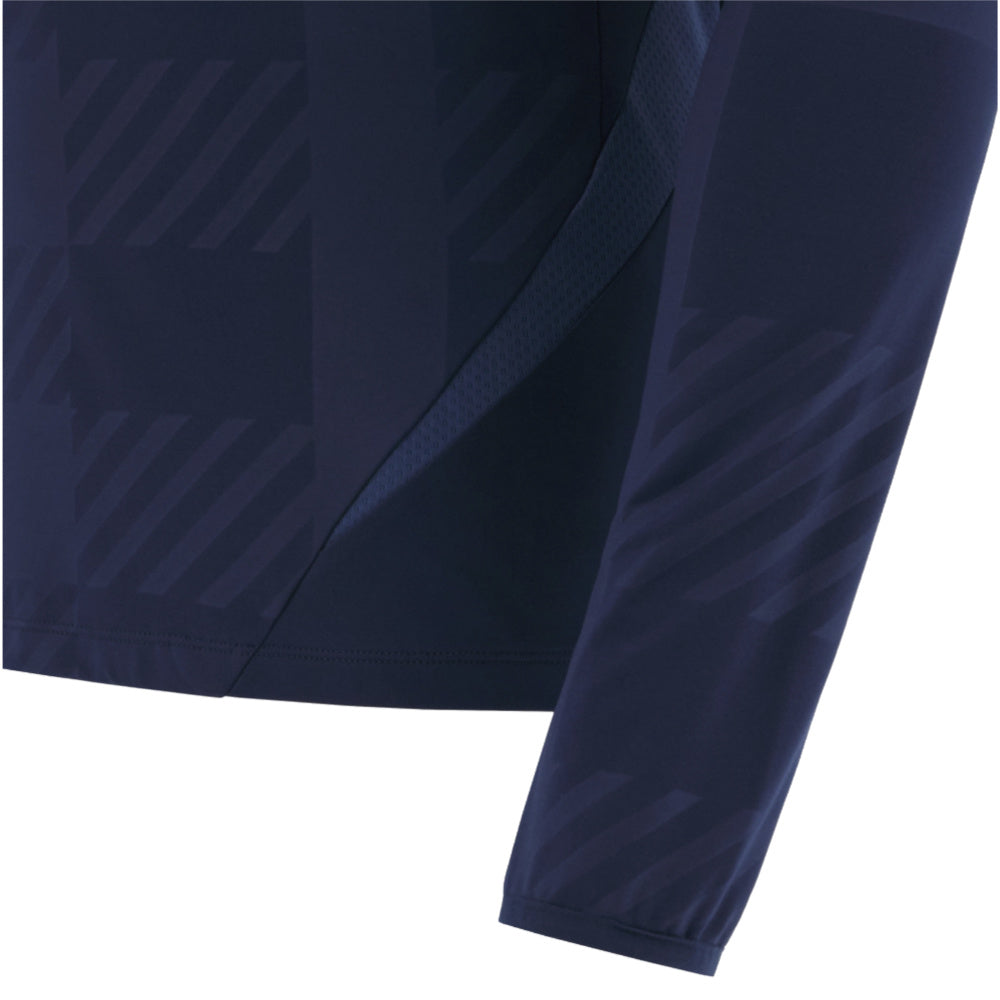 2025-2026 Scotland Rugby 1/4 Zip Training Top (Navy) Product - Training Tops Macron
