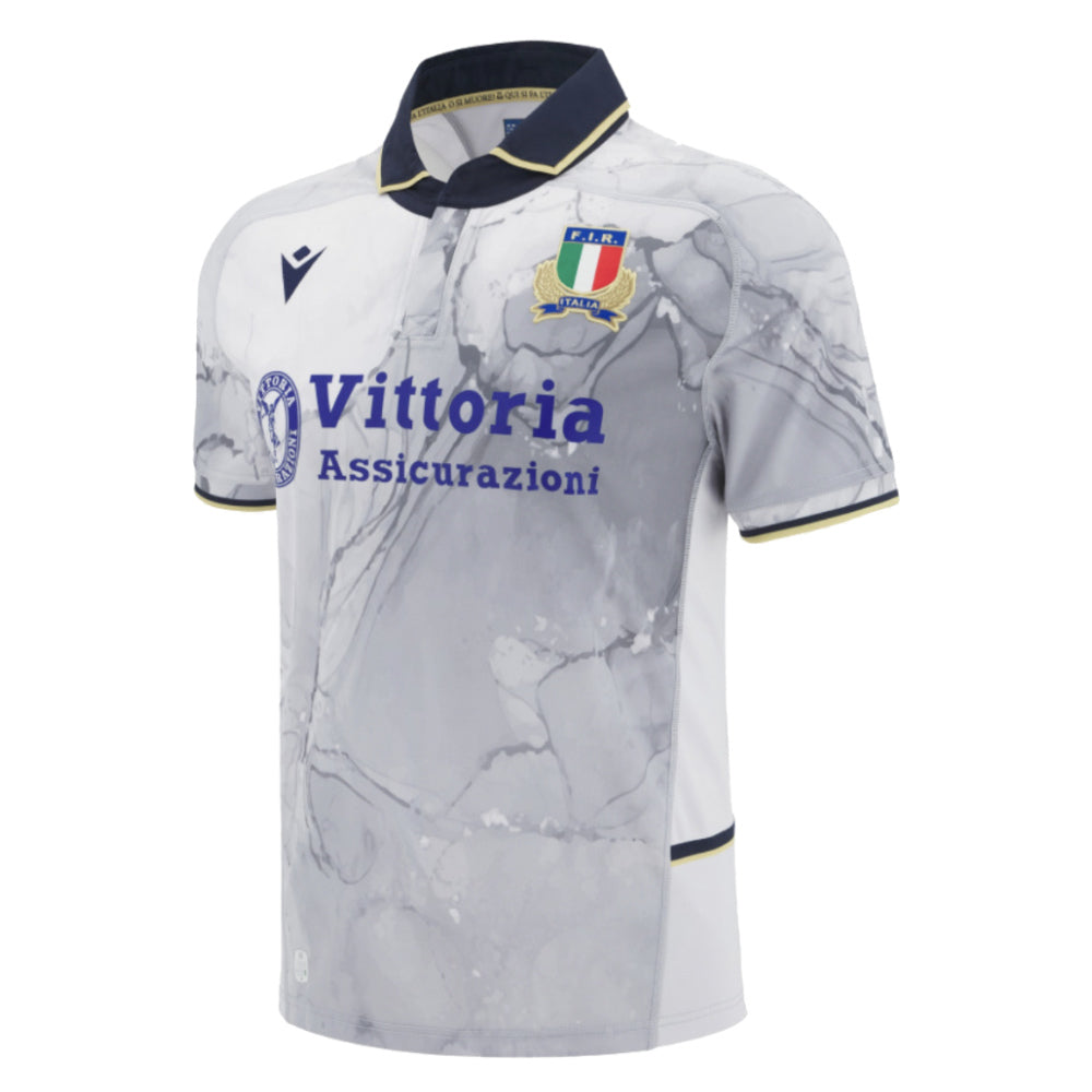 2025-2026 Italy FIR Away Rugby Shirt (Kids) Product - Football Shirts Macron