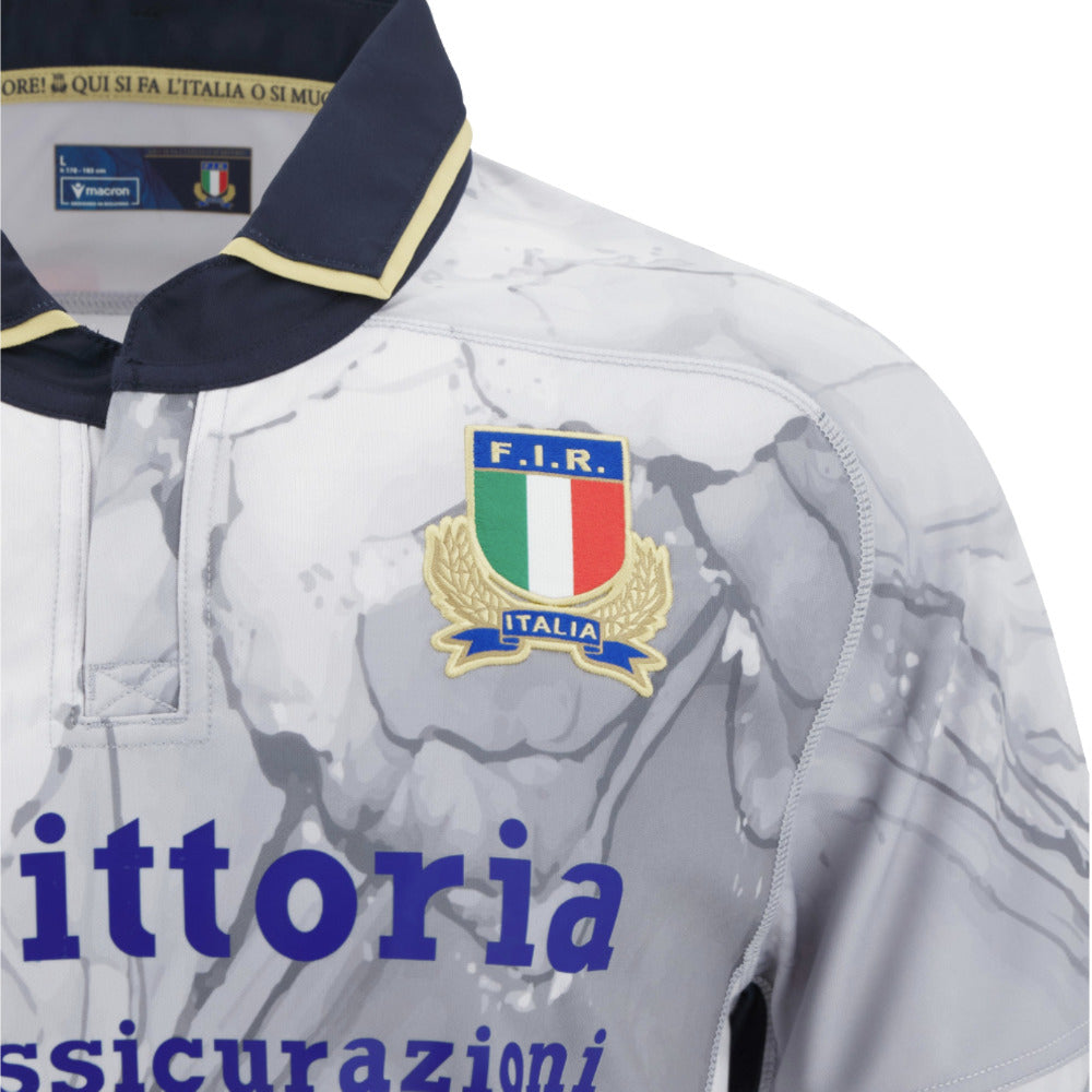 2025-2026 Italy FIR Rugby Away Shirt Product - Football Shirts Macron
