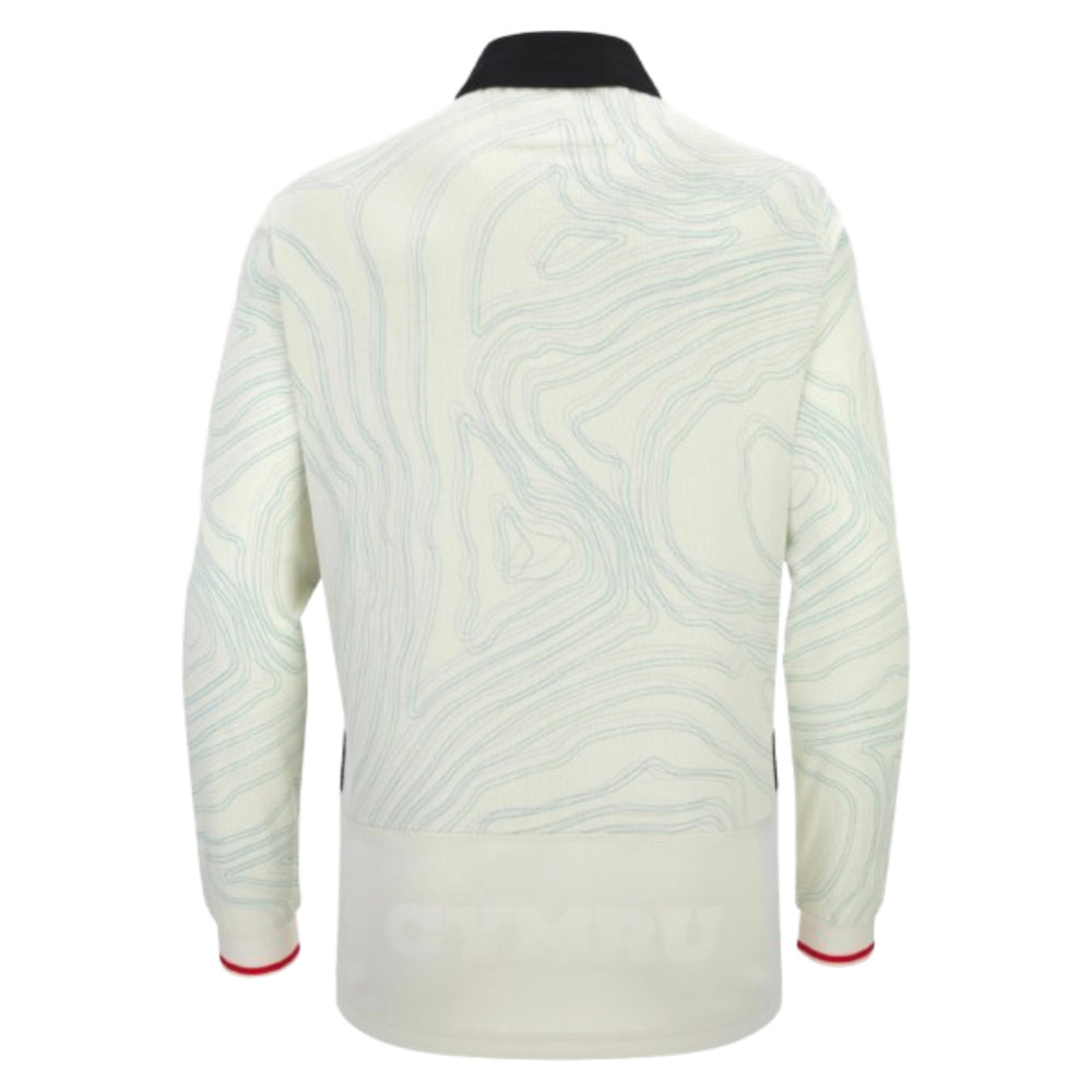 2025-2026 Wales WRU Rugby Away Cotton LS Shirt Product - Football Shirts Macron