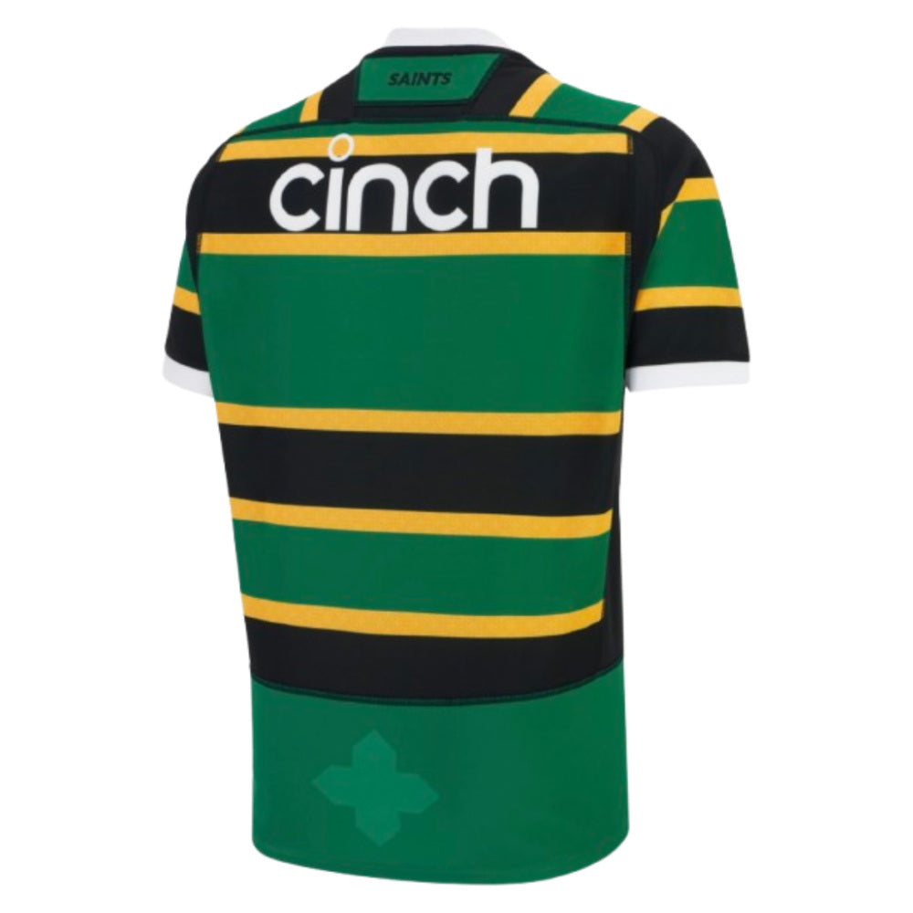 2025-2026 Northampton Saints Home Shirt (Your Name) Product - Hero Shirts Macron
