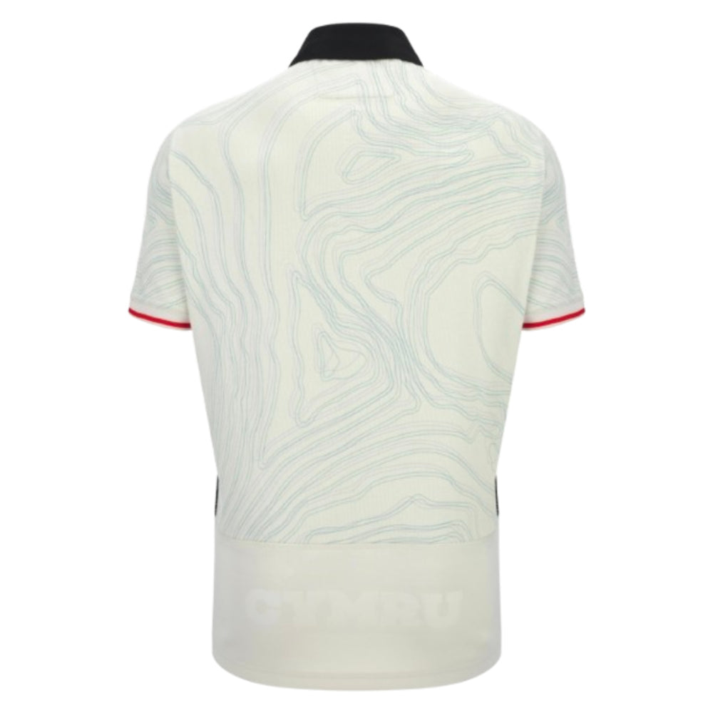 2025-2026 Wales WRU Away Cotton Rugby Shirt (Your Name) Product - Hero Shirts Macron