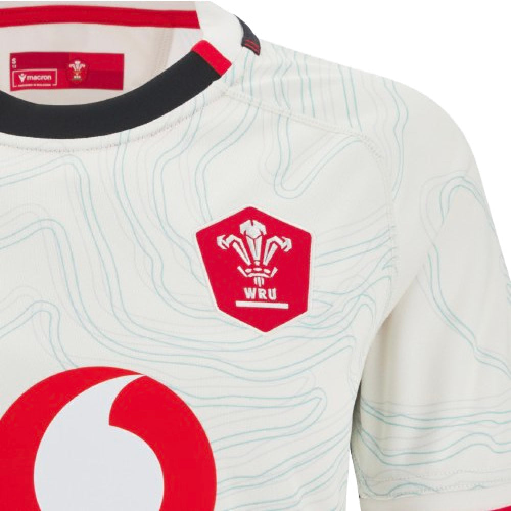 2025-2026 Wales WRU Away Rugby Shirt (Womens) Product - Football Shirts Macron