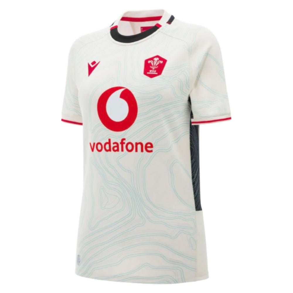 2025-2026 Wales WRU Away Rugby Shirt (Womens) Product - Football Shirts Macron