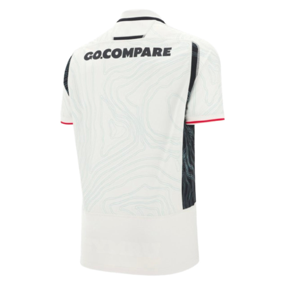 2025-2026 Wales Away Replica Rugby Shirt Product - Football Shirts Macron