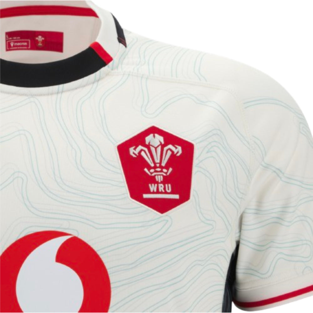 2025-2026 Wales Away Replica Rugby Shirt Product - Football Shirts Macron