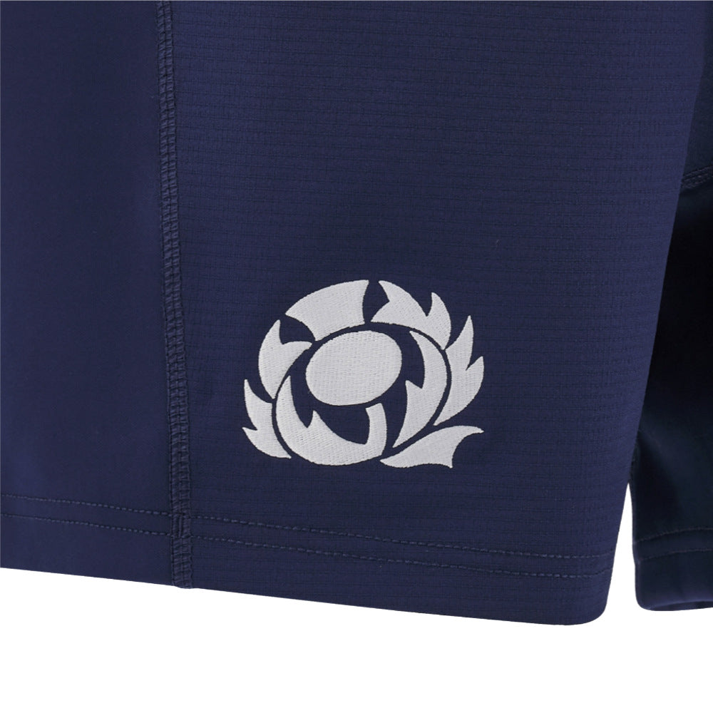 2025-2026 Scotland Rugby Training Shorts (Navy) - Kids Product - Shorts Macron