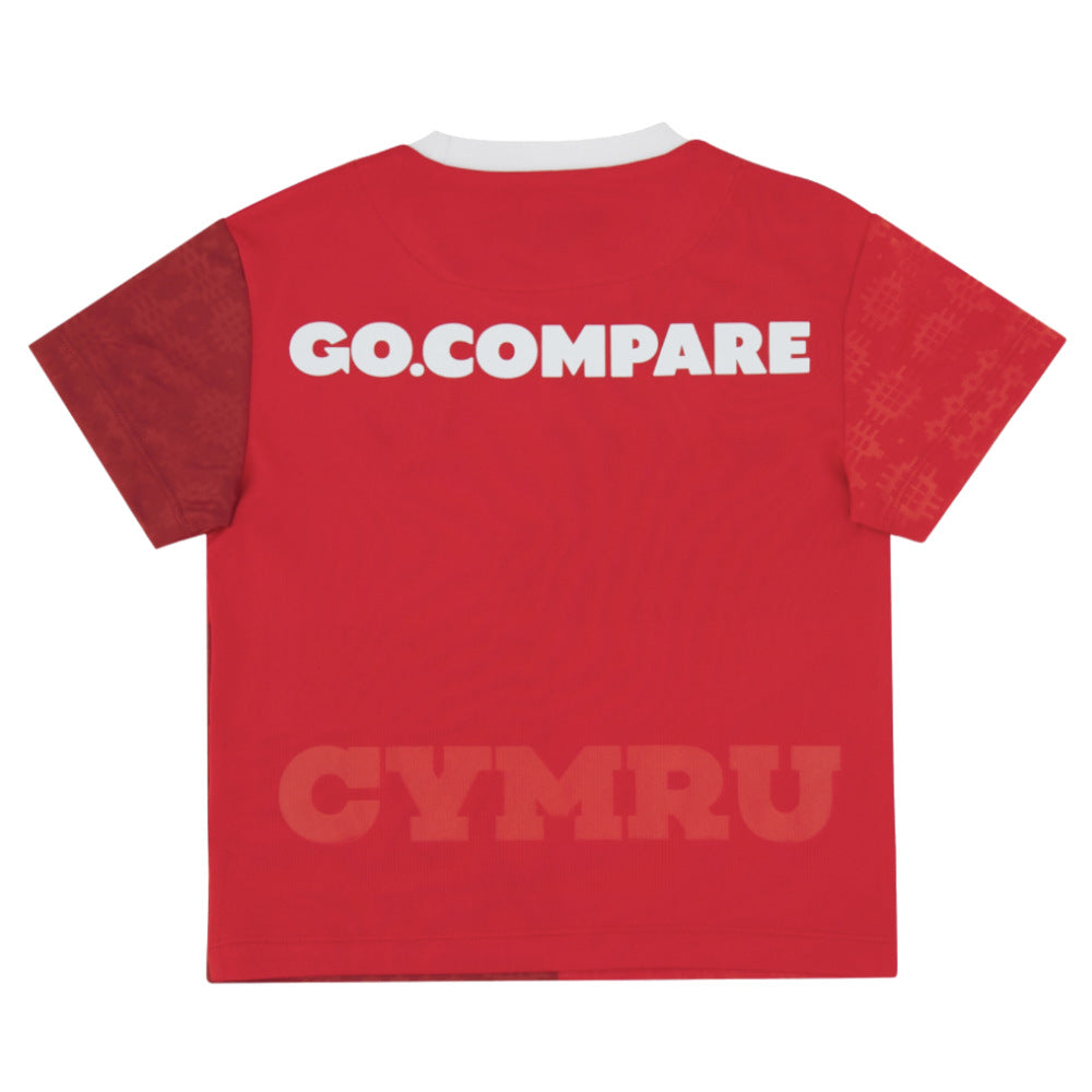 2025-2026 Wales WRU Home Rugby Mini Shirt Product - Football Shirts Macron