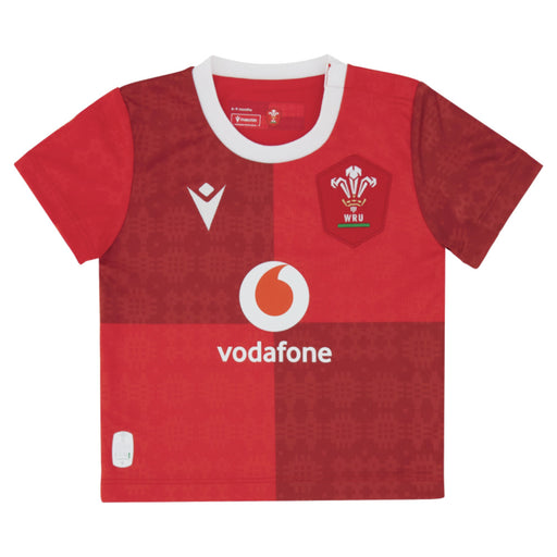 2025-2026 Wales WRU Home Rugby Mini Shirt Product - Football Shirts Macron
