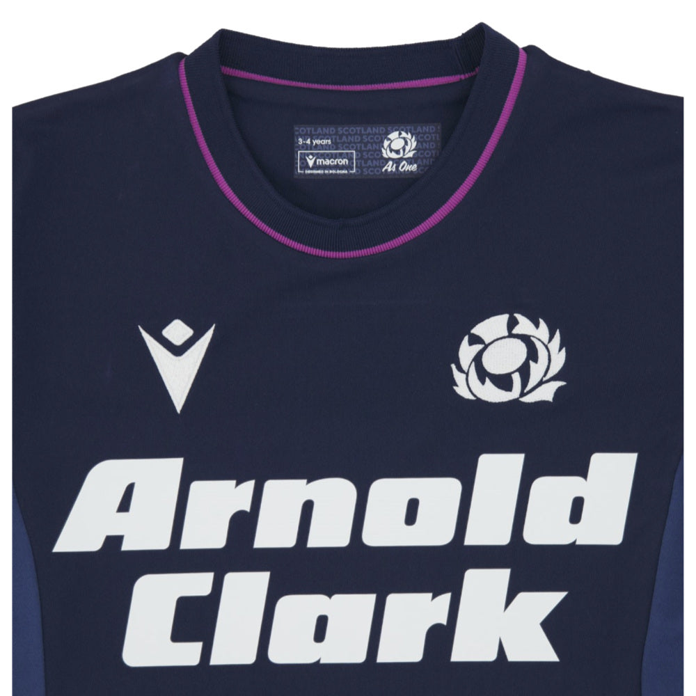 2025-2026 Scotland Rugby Home Box Mini Shirt Product - Football Shirts Macron