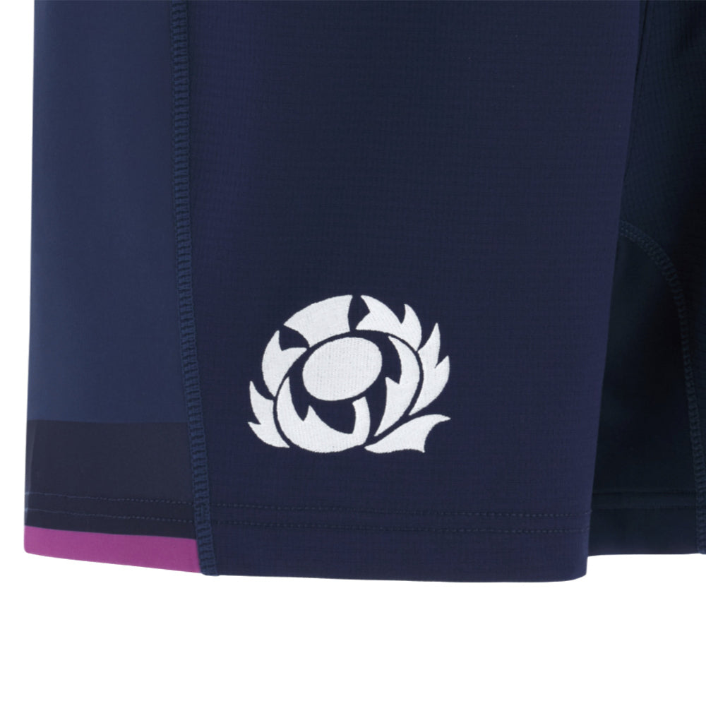 2025-2026 Scotland Home Rugby Shorts (Navy) - Kids Product - Shorts Macron