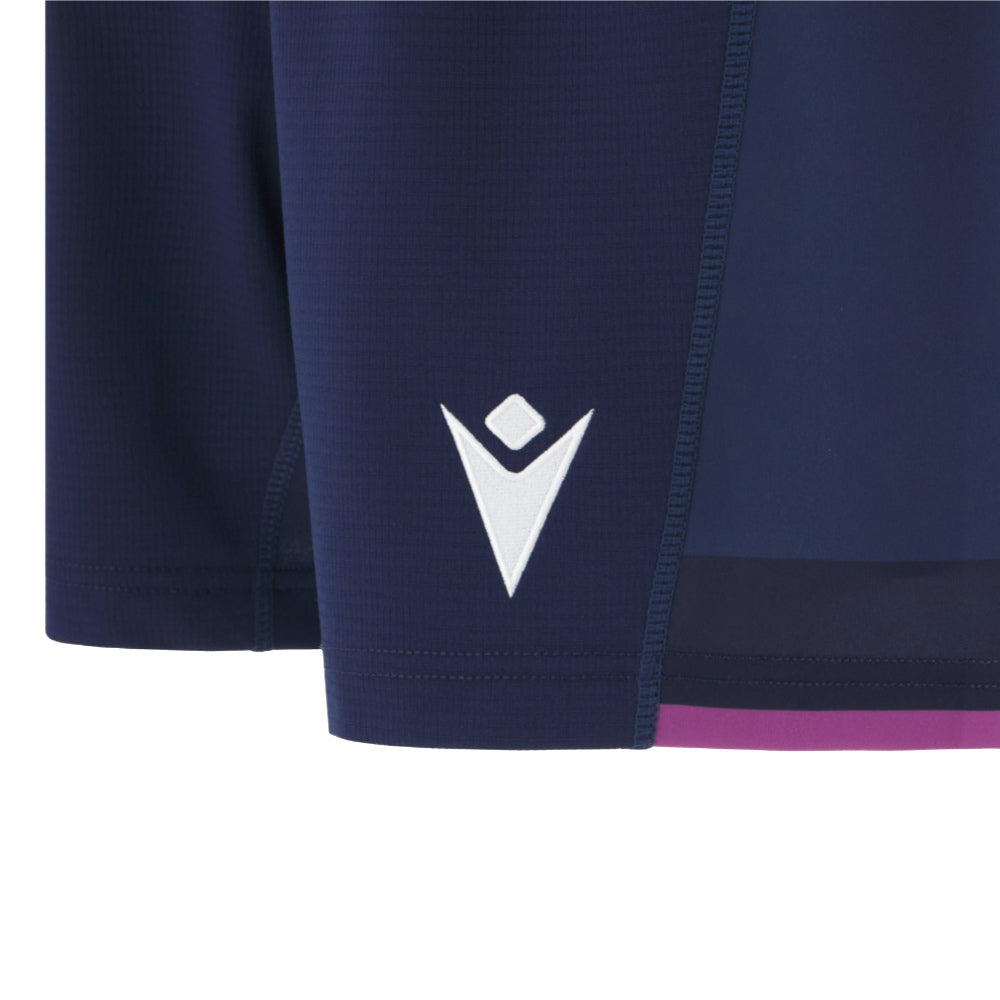 2025-2026 Scotland Home Rugby Shorts (Navy) - Kids Product - Shorts Macron