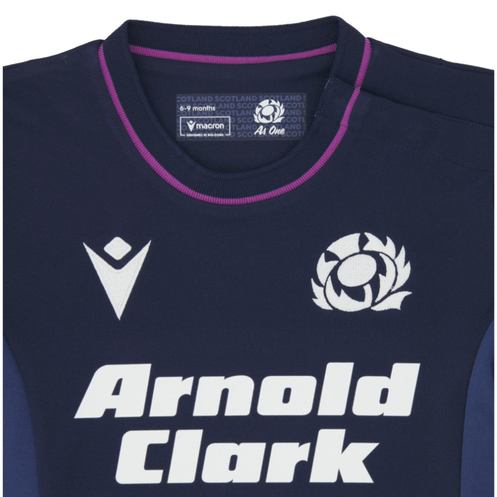 2025-2026 Scotland Rugby Home Baby Shirt Product - Football Shirts Macron