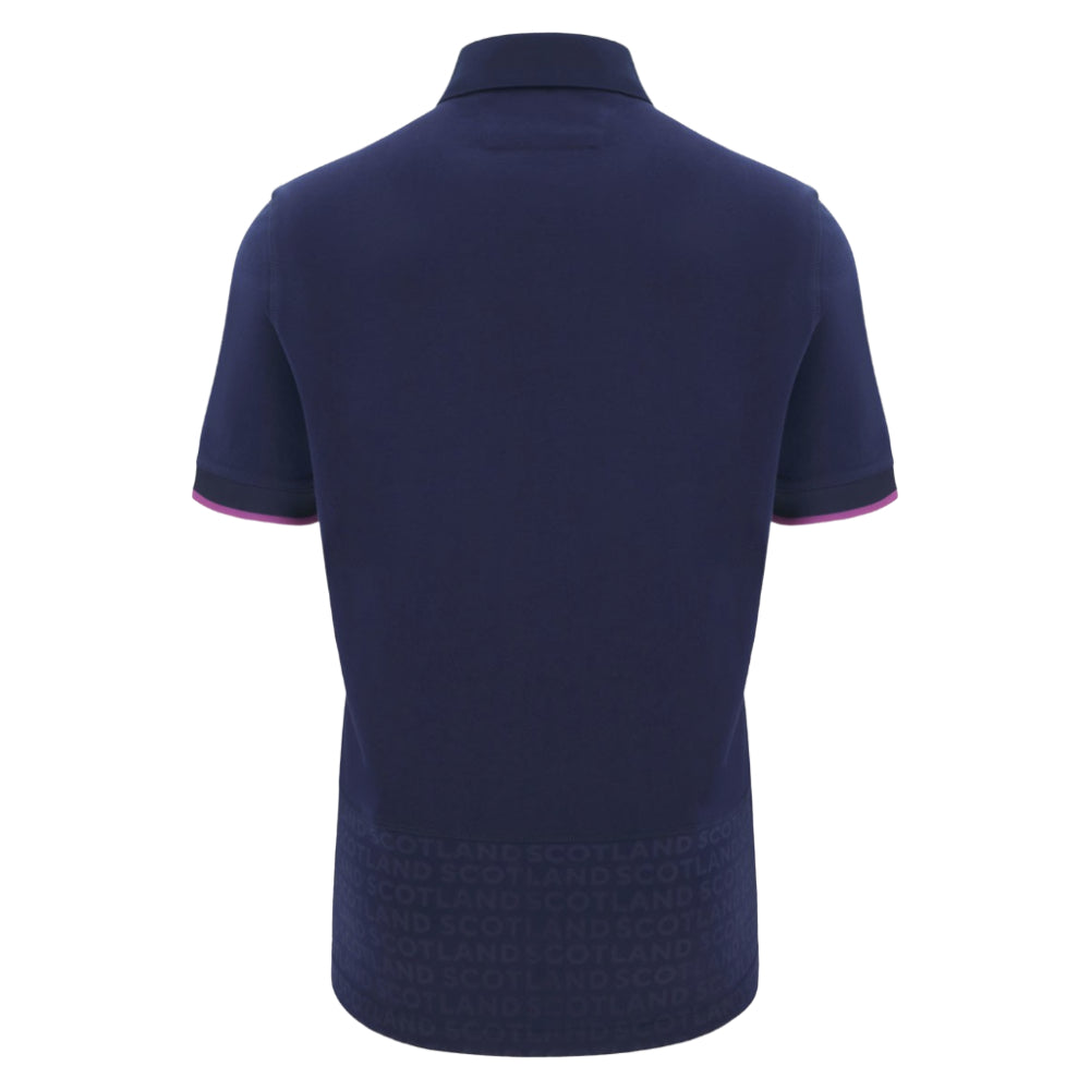 2025-2026 Scotland Rugby Cotton Home Shirt (Your Name) Product - Hero Shirts Macron