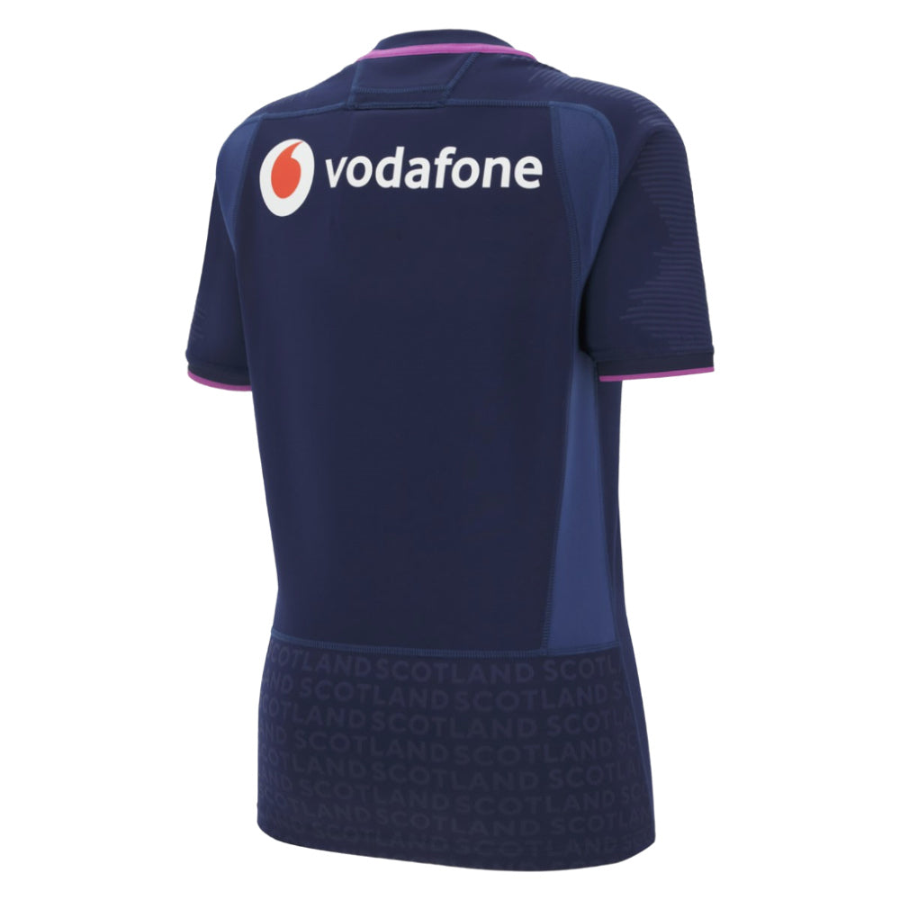 2025-2026 Scotland Rugby Poly Replica Shirt (Womens) Product - Football Shirts Macron