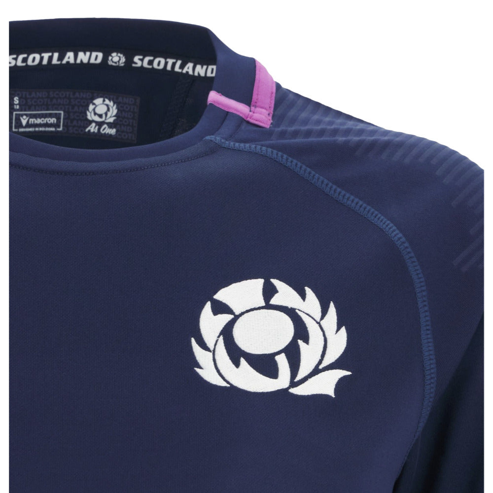 2025-2026 Scotland Rugby Poly Replica Shirt (Womens) Product - Football Shirts Macron