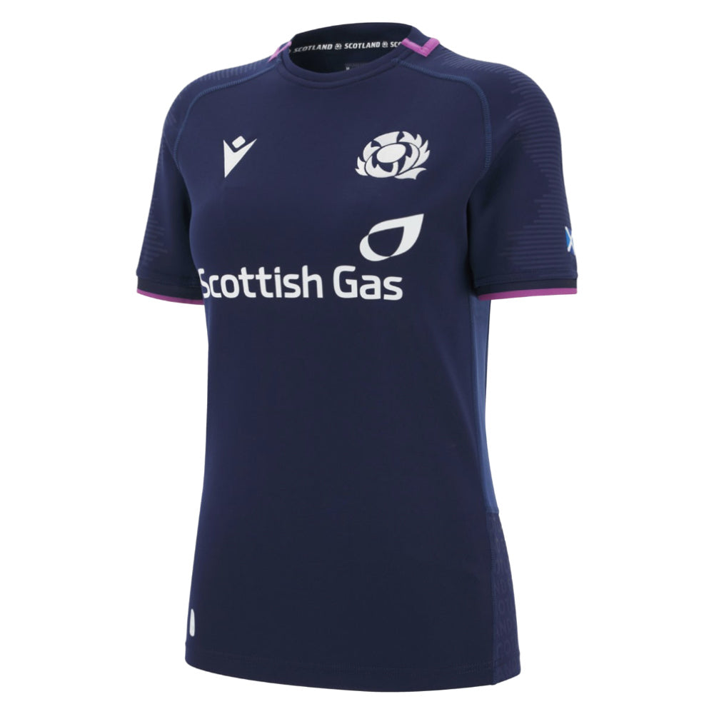 2025-2026 Scotland Rugby Poly Replica Shirt (Womens) Product - Football Shirts Macron