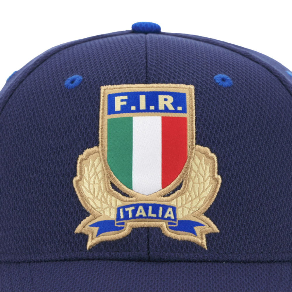 2025-2026 Italy FIR Rugby Cap (Navy) Product - Headwear Macron